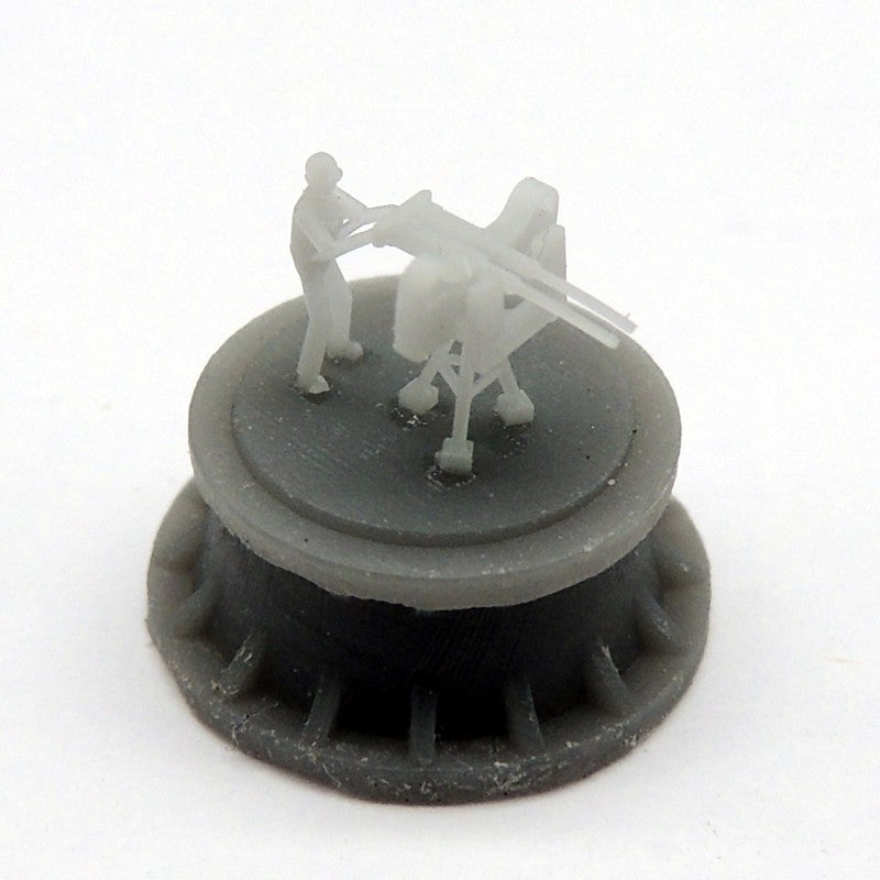 M2 Browning twin with gunner, on tripod, modern version (x6)