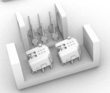 1/600 twin 4.5" N6 mounts