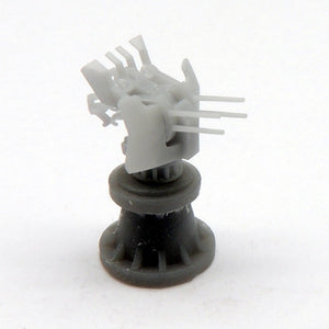 German 2cm C38 flakvierling U-boat version with shield x 4