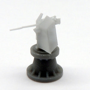German 3.7cm FLAK SK C30U gun U-boat version with shield (x6)