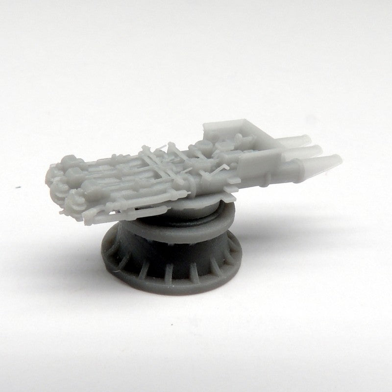 German Kriegsmarine triple 533mm torpedo tubes (x2)