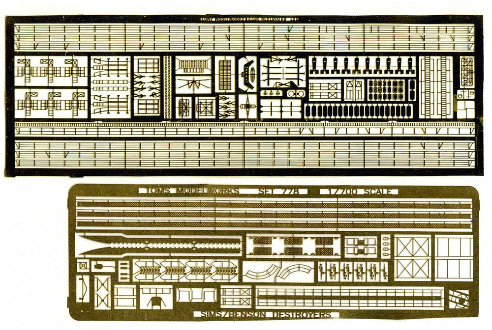 Benson / Gleaves class destroyer upgrade set