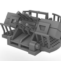 Eight barrel pompom mount 1/700
