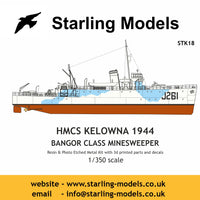 HMCS Kelowna, Bangor class minesweeper 1944