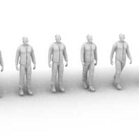 Royal Navy postwar carrier deck crew 1/700