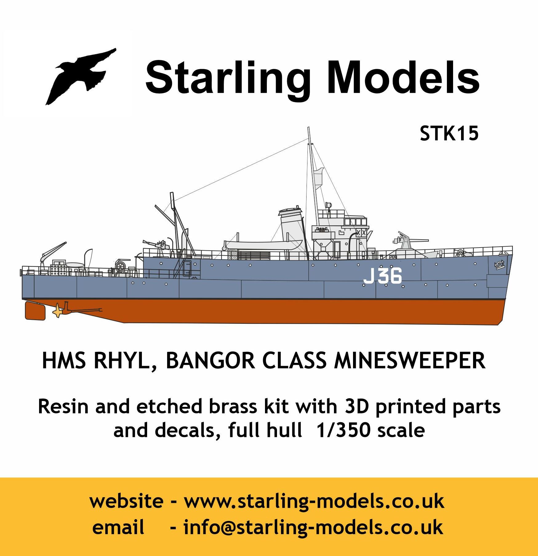 HMS Rhyl, Bangor class minesweeper 1943