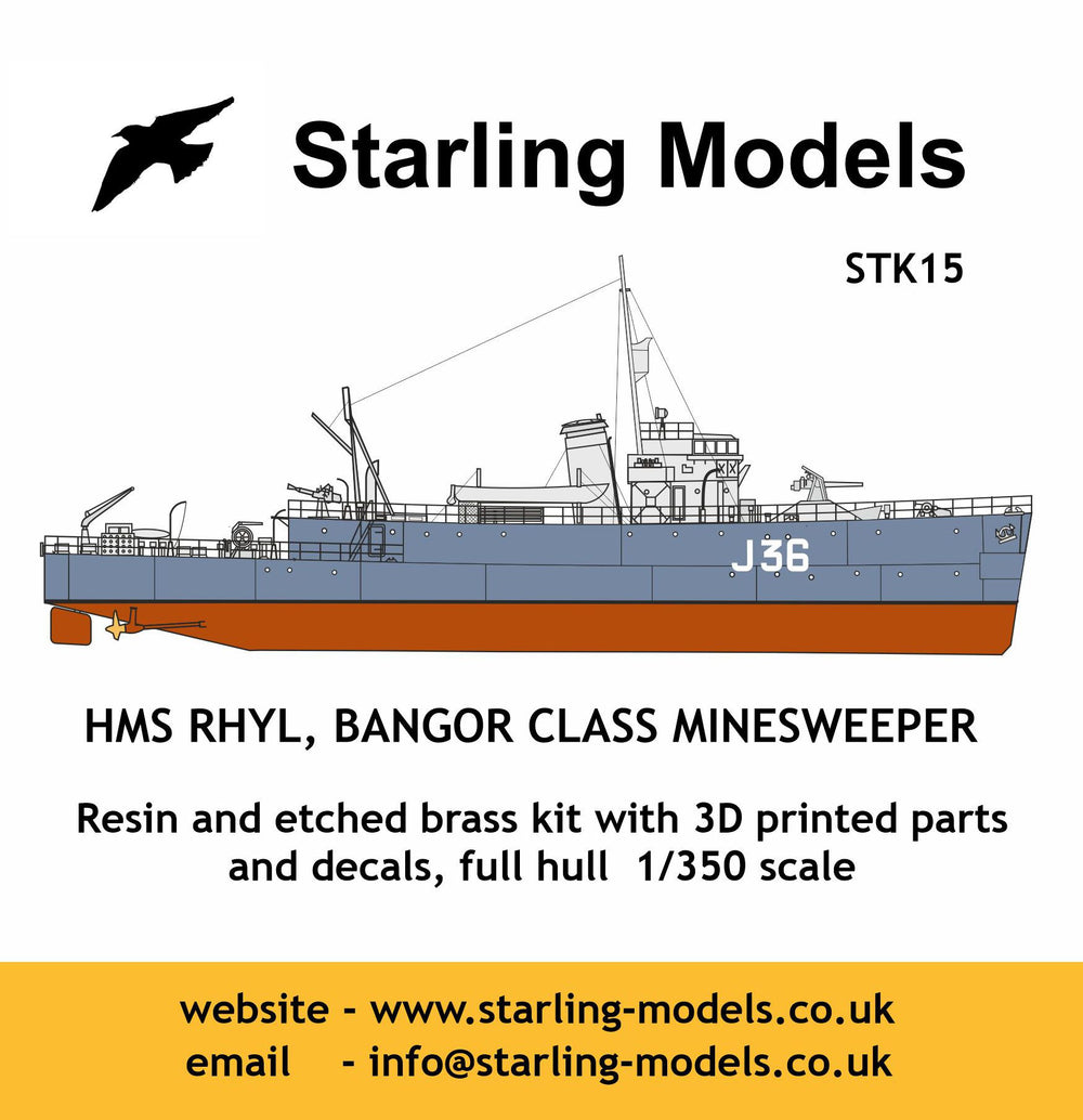 HMS Rhyl, Bangor class minesweeper 1943