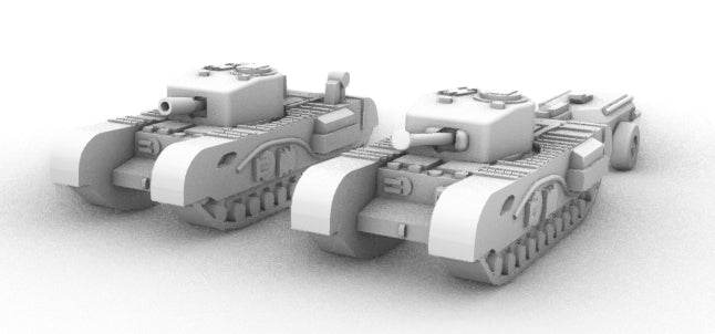 Churchill AVRE & crocodile