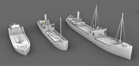 Coastal Cargo Ship set
