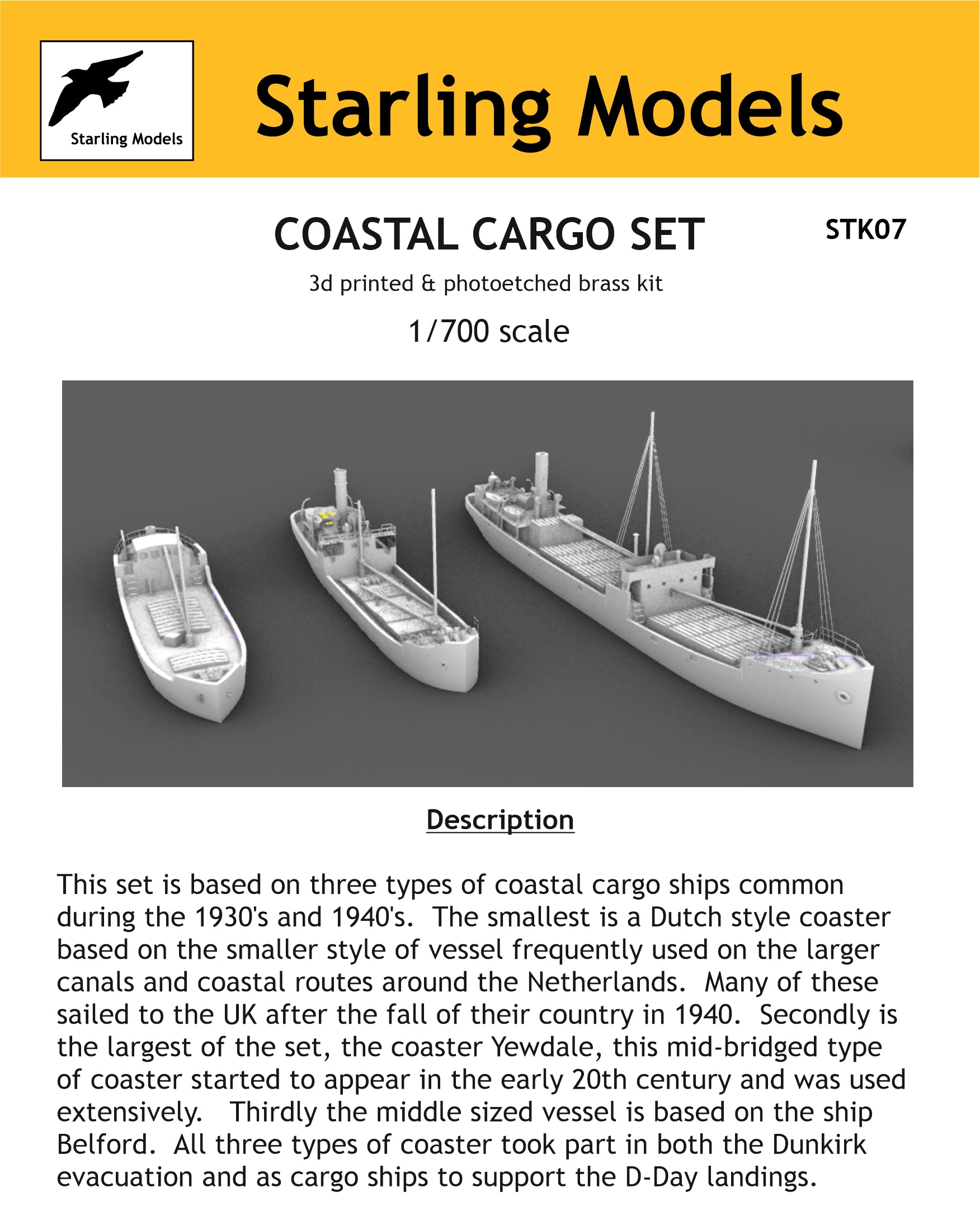 Coastal Cargo Ship set