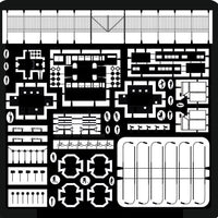 Modern diorama set