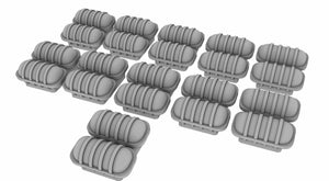 Royal Navy liferaft cannisters