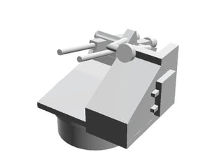 Twin 20mm oerlikon on MkV powered mount