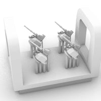 Single 40mm bofors mounts