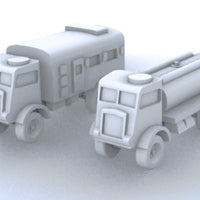 Bedford tanker and wireless truck