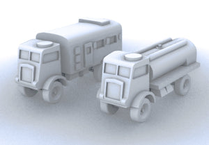 Bedford tanker and wireless truck
